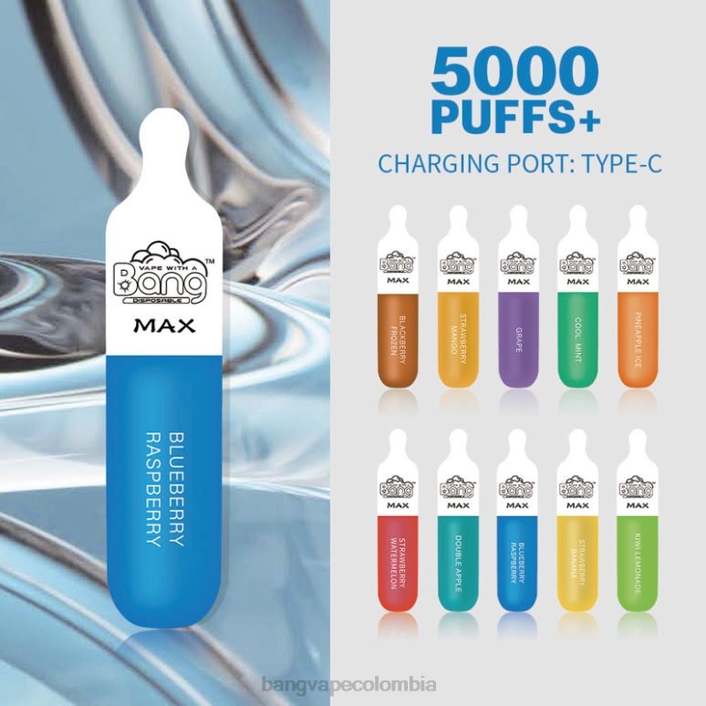 Bang Vape Max barra de 5000 bocanadas desechable 6Z0TJ10 - Bang Disposable Vape Flavors