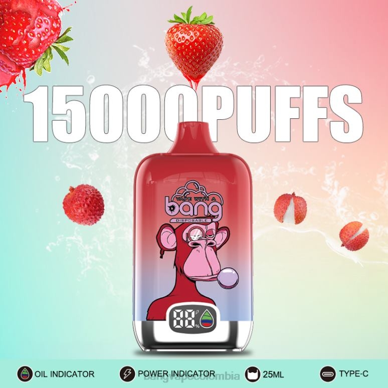 Bang Vape Digital Smart Screen 15000 inhalaciones 25ml desechable 6Z0TJ11 - Vape Bang Precio