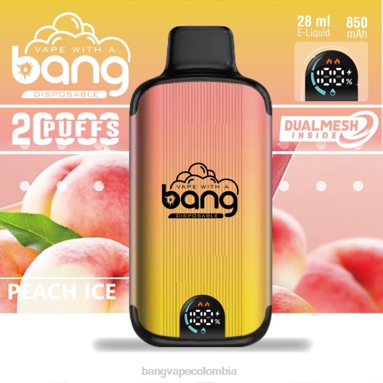 Bang Vape Digital Smart Screen 20000 bocanadas desechable 6Z0TJ3 - Bang Vape Colombia