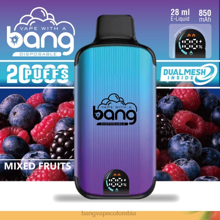 Bang Vape Digital Smart Screen 20000 bocanadas desechable 6Z0TJ3 - Bang Vape Colombia