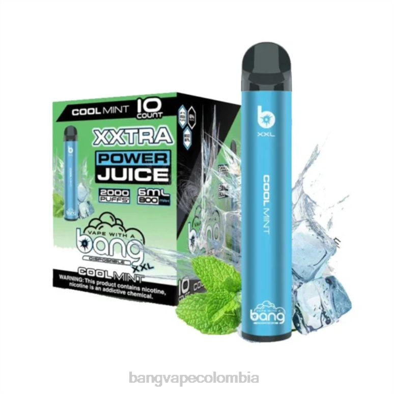 Bang Vape XXL 2000 bocanadas menta fresca 6Z0TJ16 - Bang Vape Flavors