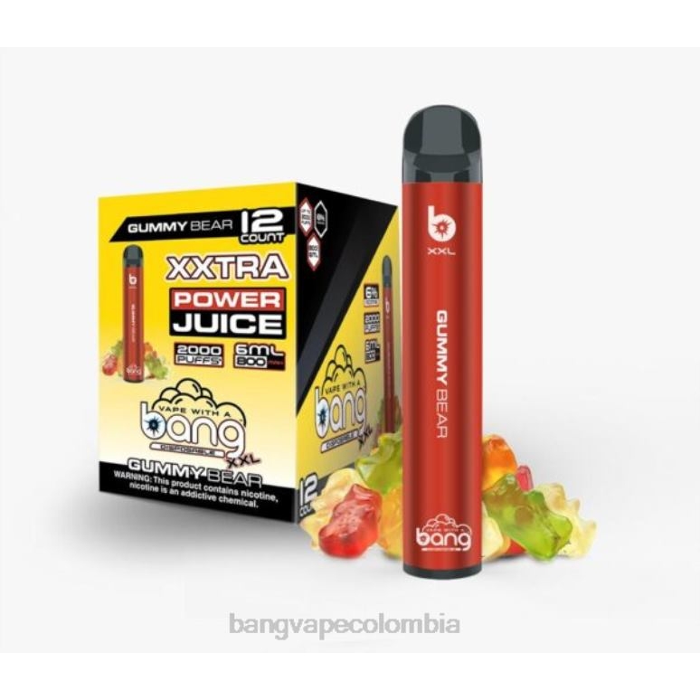 Bang Vape XXL 2000 bocanadas osito de goma 6Z0TJ17 - Vape Gang Disposables