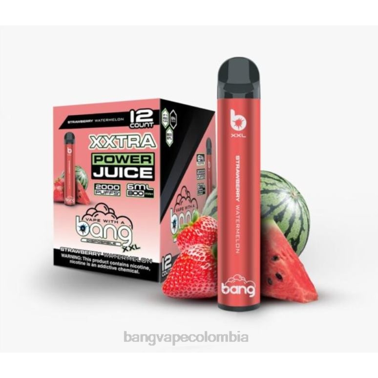 Bang Vape XXL 2000 bocanadas sandia fresa 6Z0TJ24 - Vape Gang Colombia