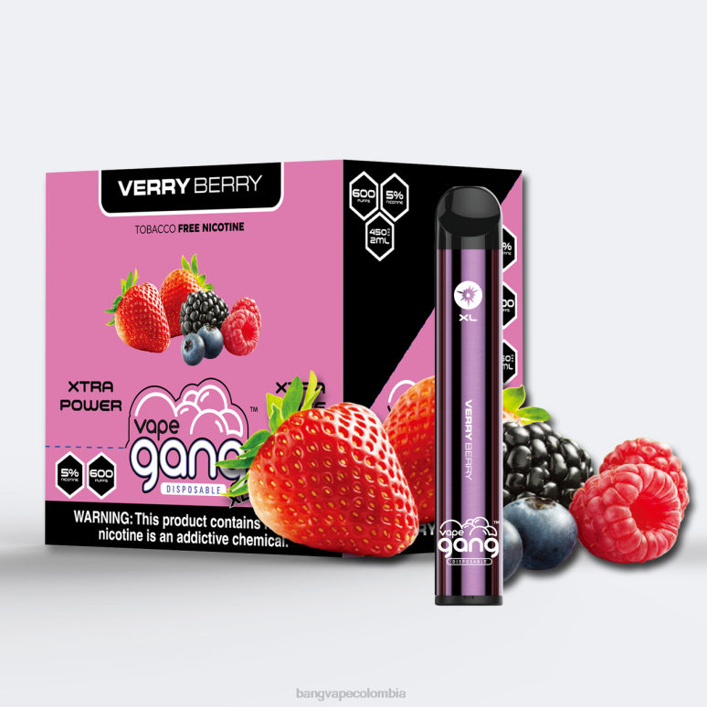 Vape Gang XL vaporizadores desechables 600 inhalaciones (caja de 10) muy baya 6Z0TJ69 - Vape Gang Disposables